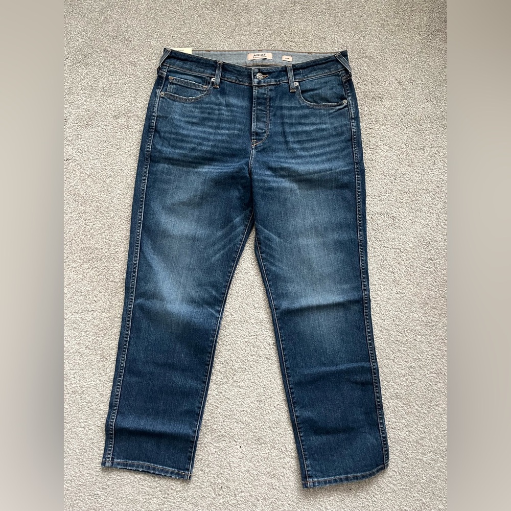 NWT Ariat Bridle Slim Straight Jean Seattle Size 32R
